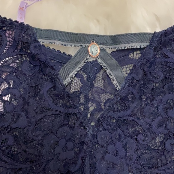 Savage x Fenty FRAMED IN DENIM LACE BRAZILIAN PANTY🌼 - Picture 5 of 7